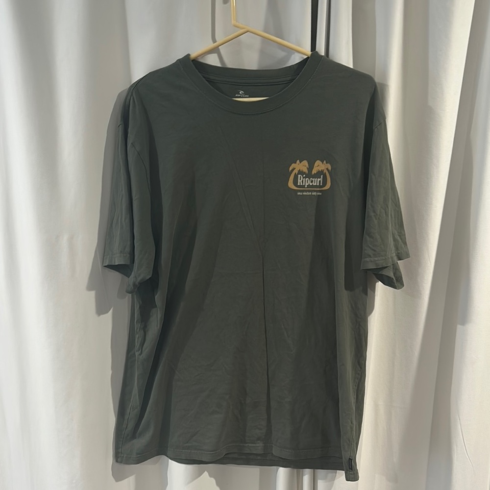 Rip Curl XXL green short sleeve tee